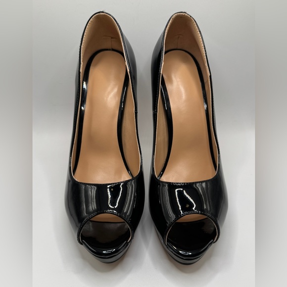 Gorgeous open toe stiletto high heels sz 8.5 new with box - Picture 2 of 5